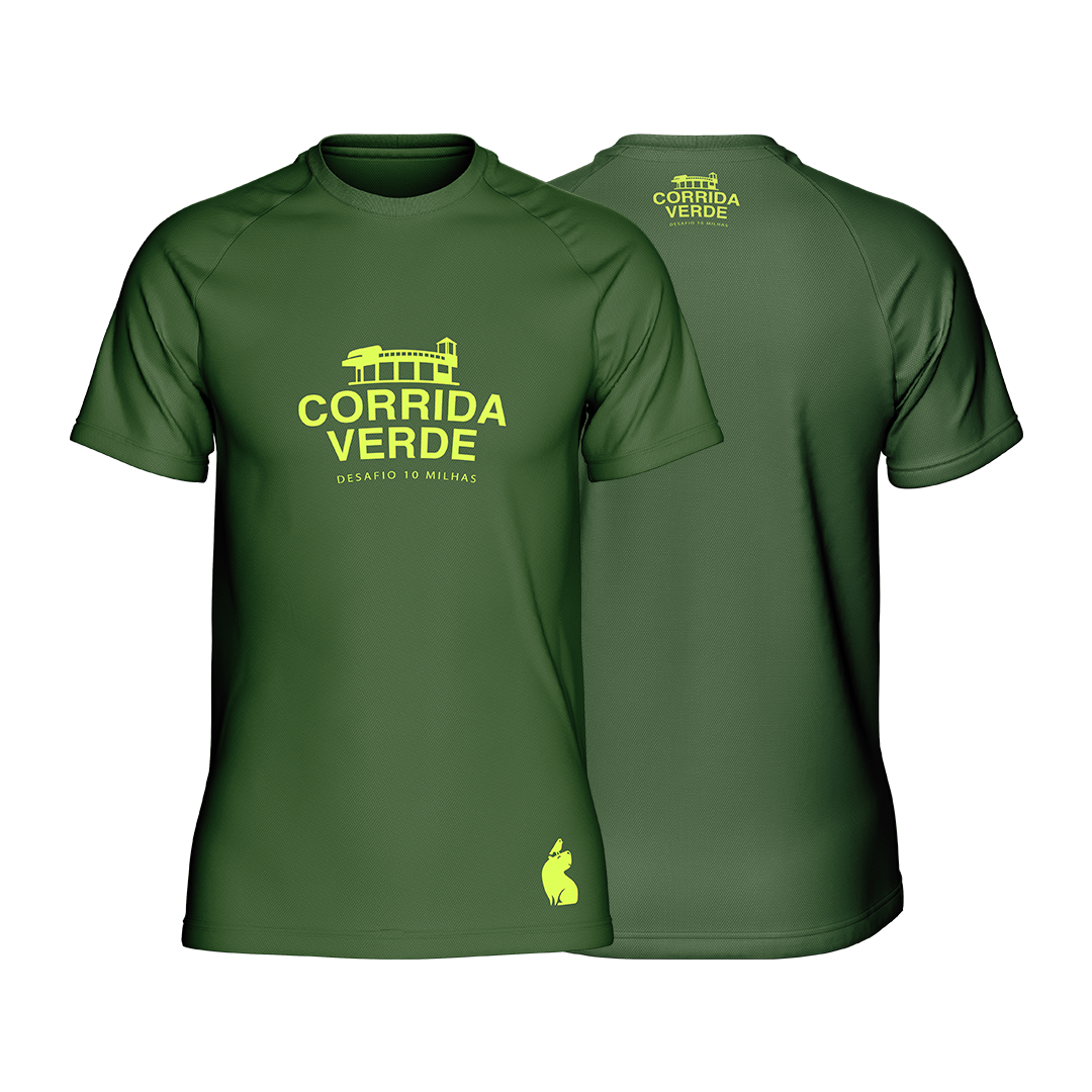 Camiseta Corrida Verde